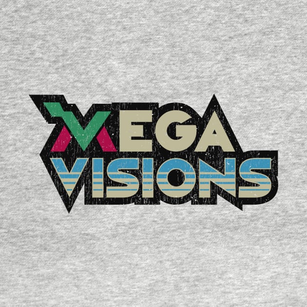 Mega Visions Magazine vintage logo by megavisions